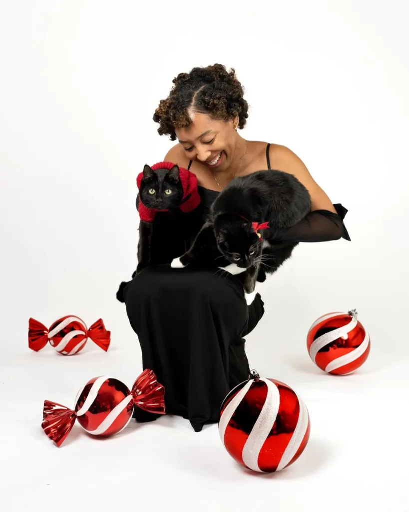 The Chaos and Cuddles of a Christmas Cat Card