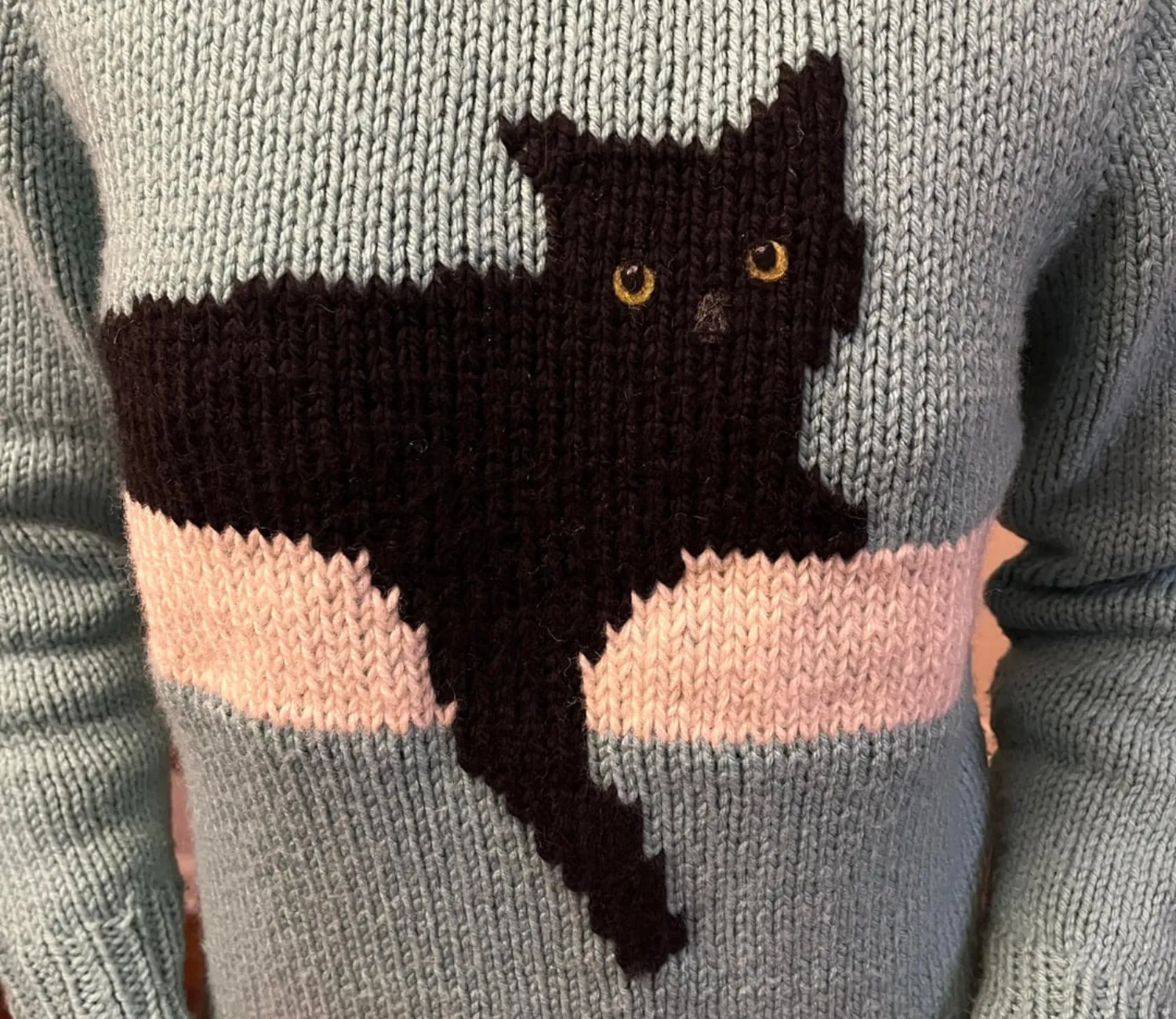 The Muse and the Knitted Cat